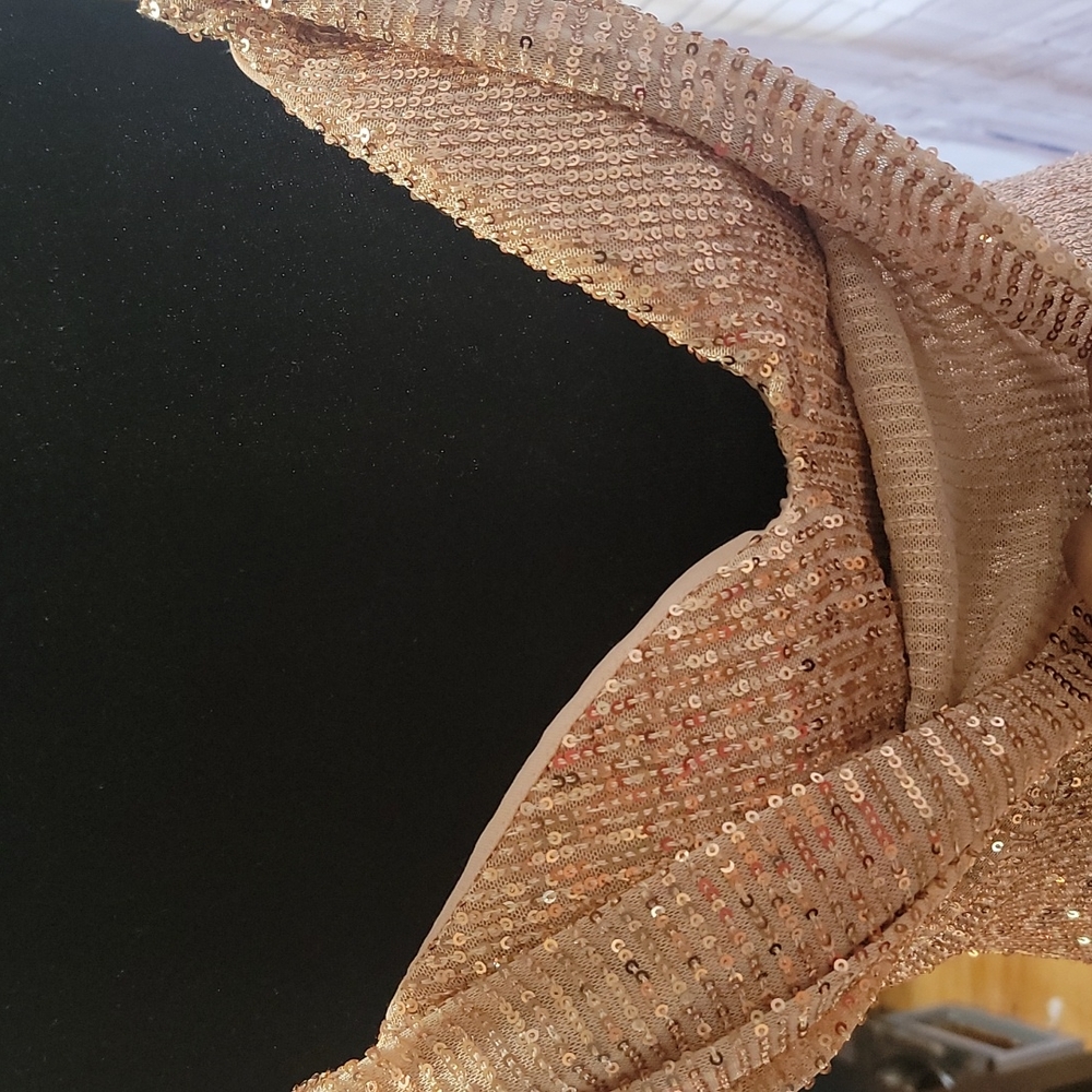 Gold sparkle maxi dress - Picture 4 of 9